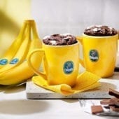 5 minutes Chiquita banana Fudge S’mores Mug Cake